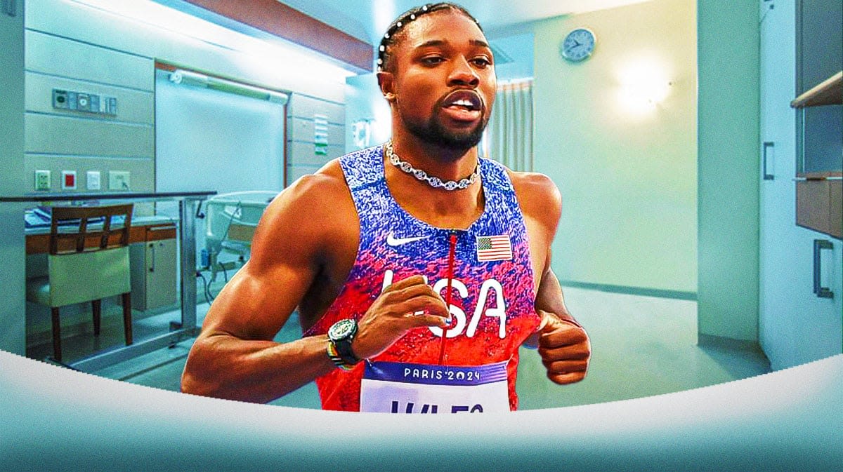 Noah Lyles' mom tosses accusation at Olympics stadium security after 'scary' COVID moment