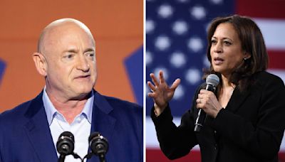 Mark Kelly sería compañero de fórmula con Kamala Harris, en caso de que Biden se retire de la carrera