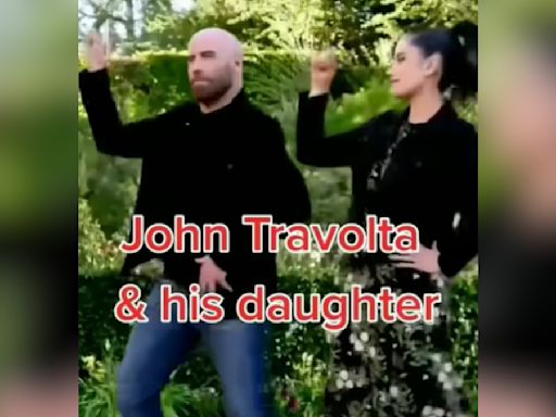 John Travolta Proves He Still Has His "Saturday Night Fever" Moves In Cute Throwback Dance With Daughter