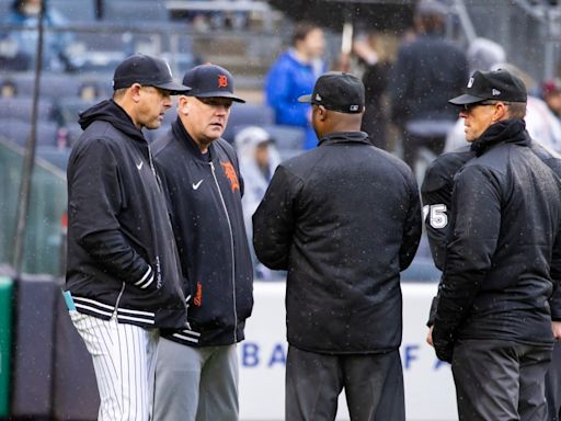 Yankees’ win over Tigers called after 56-minute rain delay: ‘Really tough’