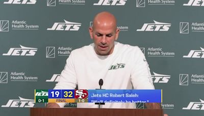 Robert Saleh on Jets loss: 'We'll definitely be better' | 'GMFB'