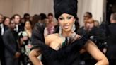 Cardi B Shuts Down Met Gala Red Carpet With Massive Unfurling Gown