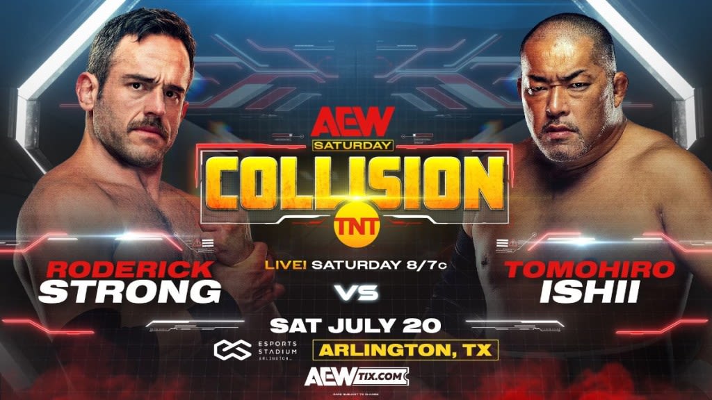 Roderick Strong vs. Tomohiro Ishii, FTR Segment Added To 7/20 AEW Collision