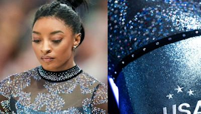 El costoso traje de Simone Biles en Juegos Olímpicos: tiene 10.000 diamantes incrustados