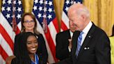 Simone Biles becomes youngest living person to receive Presidential Medal of Freedom