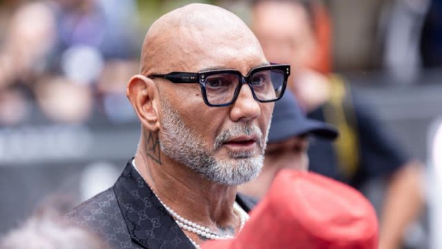 Dave Bautista Debuts Dramatic Weight Loss in Gucci at TIFF