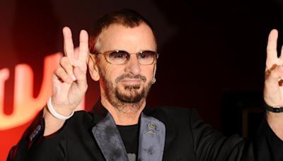 Ringo Starr marks 84th birthday on stage with message of ‘peace and love’