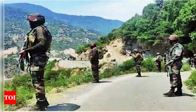 2 terrorists killed near LoC in North Kashmir | India News - Times of India