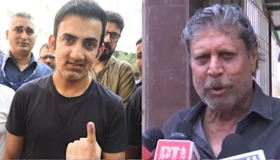 Lok Sabha Election 2024 Voting Phase 6: Former Cricketers Gautam Gambhir & Kapil Dev Cast Votes