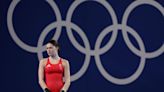 Why some scores are crossed out in diving at the Olympics