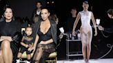 Kim Kardashian’s Family Affair, Bella Hadid’s Spray-painted Gown and More Celebrity Moments at Paris Fashion Week Through the Years