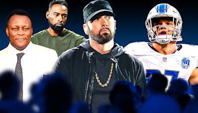 Eminem brings out current, former Lions greats to NFL Draft stage