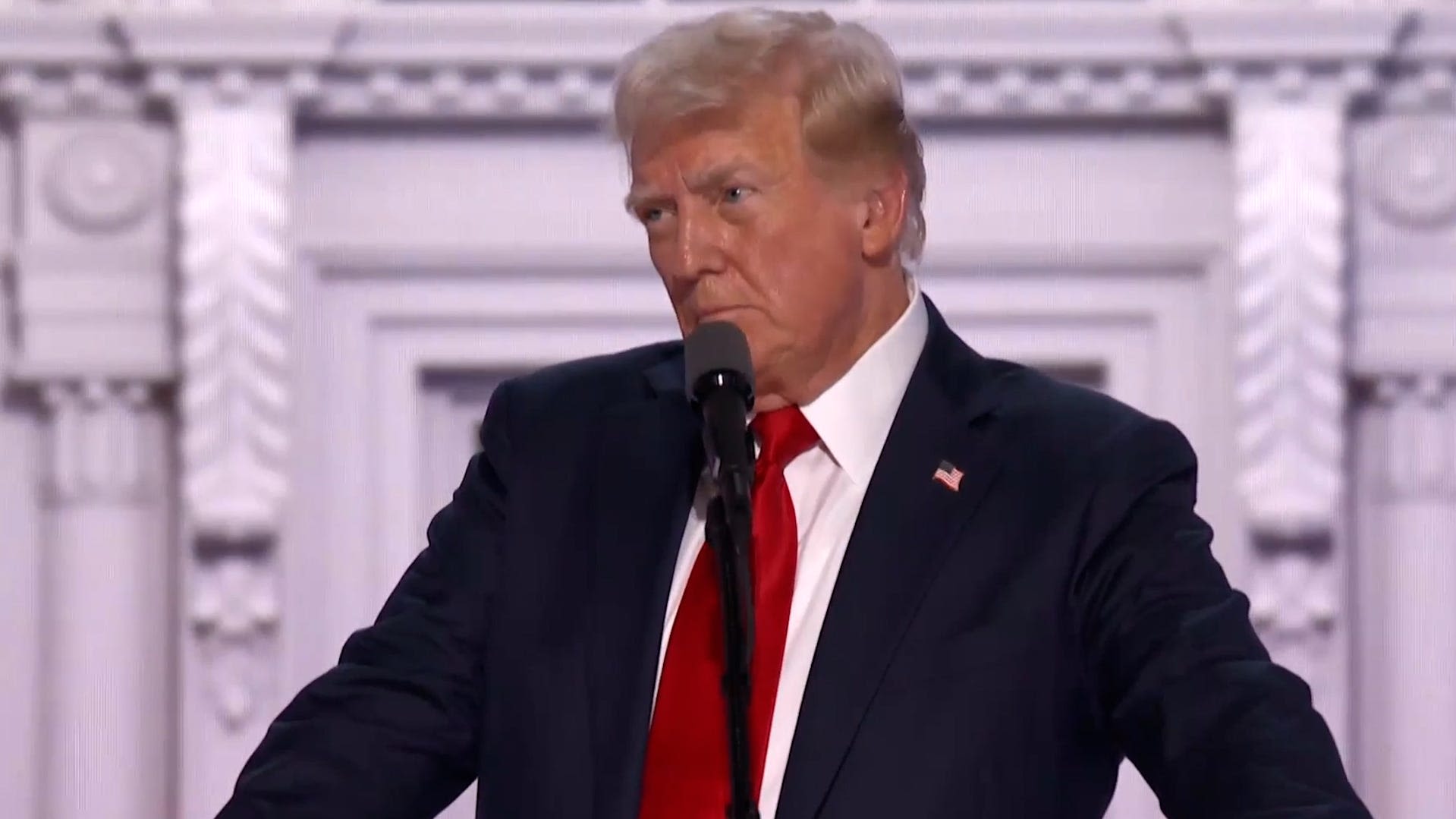 5 takeaways: Trump lightens rhetoric in GOP speech, but no less committed to MAGA cause