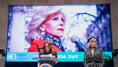 Jane Fonda Day declared in LA County; she pushes for action on climate crisis