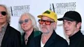 R.E.M. band members Peter Buck, Mike Mills, Michael Stipe and Bill Berry attend the Songwriters Hall of Fame 2024 induction and awards gala, where...