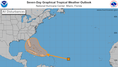 National Hurricane Center increases chances of tropical cyclone developing. See Florida impact