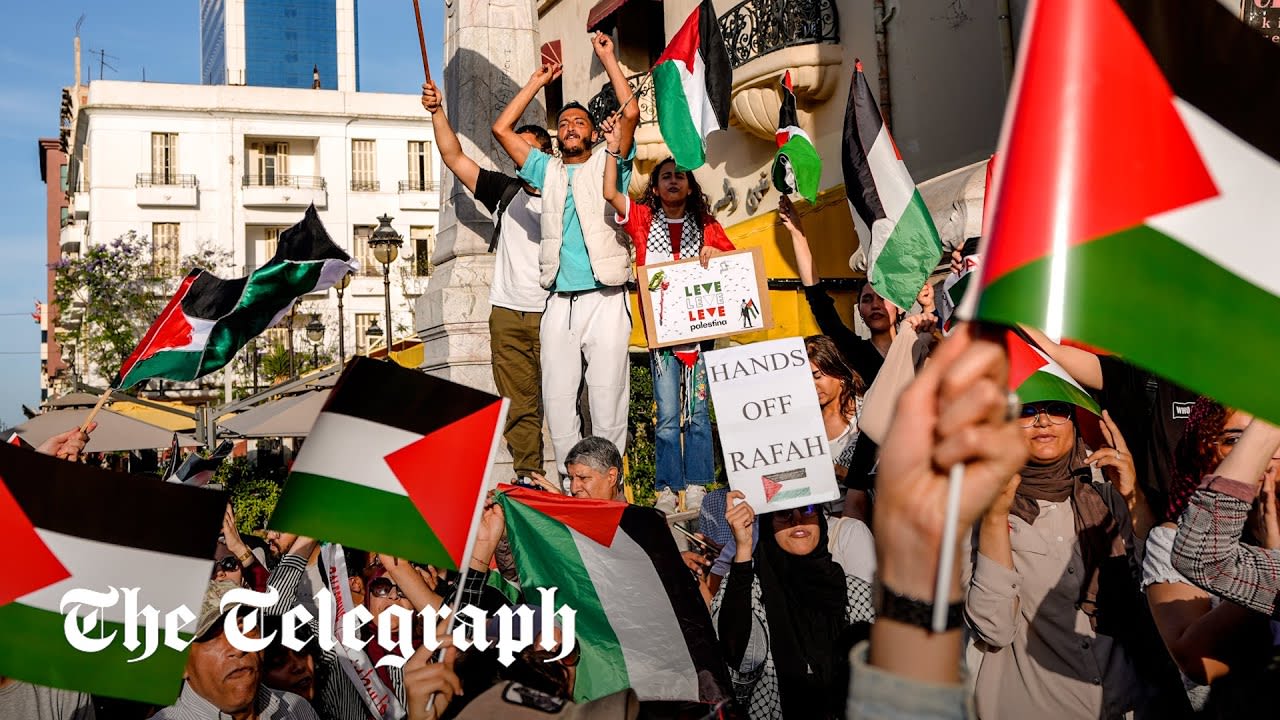 Israeli bombing of Rafah triggers pro-Palestine protests across UK