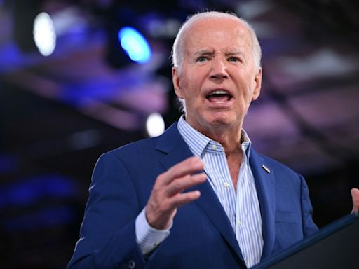 Biden seeks to repair debate damage with fiery speech