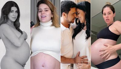 Graciele, Fê Paes Leme, Bárbara Evans… Como Viih Tube, outras famosas abriram o jogo sobre o corpo na gravidez