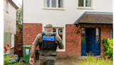 Bailiffs at the house of barrister Eugenie Houston in Naas Co. Kildare