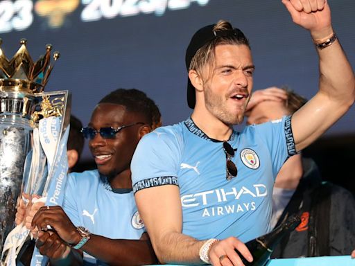 Jack Grealish Caused Yet Another Unmissable Viral Moment While Celebrating With His Manchester City Teammates