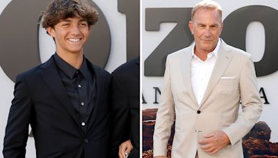 Kevin Costner Gets Choked Up After Son Hayes Praises His Work Ethic at Horizon Premiere