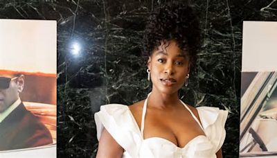 Kirby Howell-Baptiste Wore Lela Rose To The ‘Sugar' FYC Red Carpet