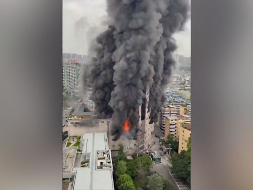 China: 8 Lives Lost As Massive Fire Engulfs Shopping Mall In Zingong; Visuals Surface