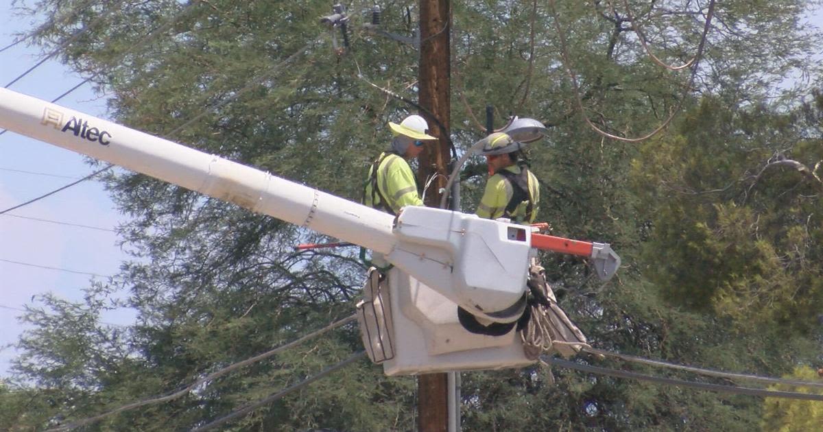 TEP, City of Tucson assess damages left from Sunday's monsoon storm