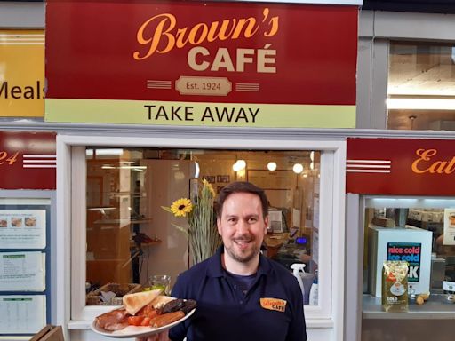 Brown’s cafe is a perfect location for Endeavour