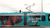 New Streetcar wrap helps Kansas City Zoo & Aquarium “Seas the Day”