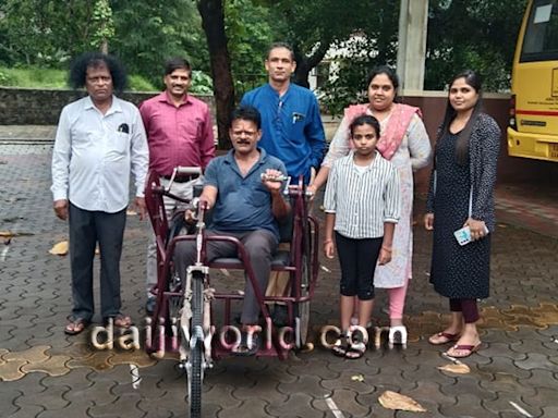 Udupi: Tricycle handed over to physically challenged person