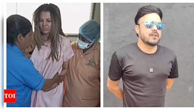 Rakhi Sawant ex-husband Ritesh Singh shares a video of the actress from the hospital; trying to get back on her feet - Times of India