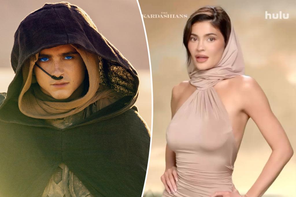 Fans convinced Kylie Jenner gave subtle nod to Timothée Chalamet with hooded dress in ‘Kardashians’ teaser