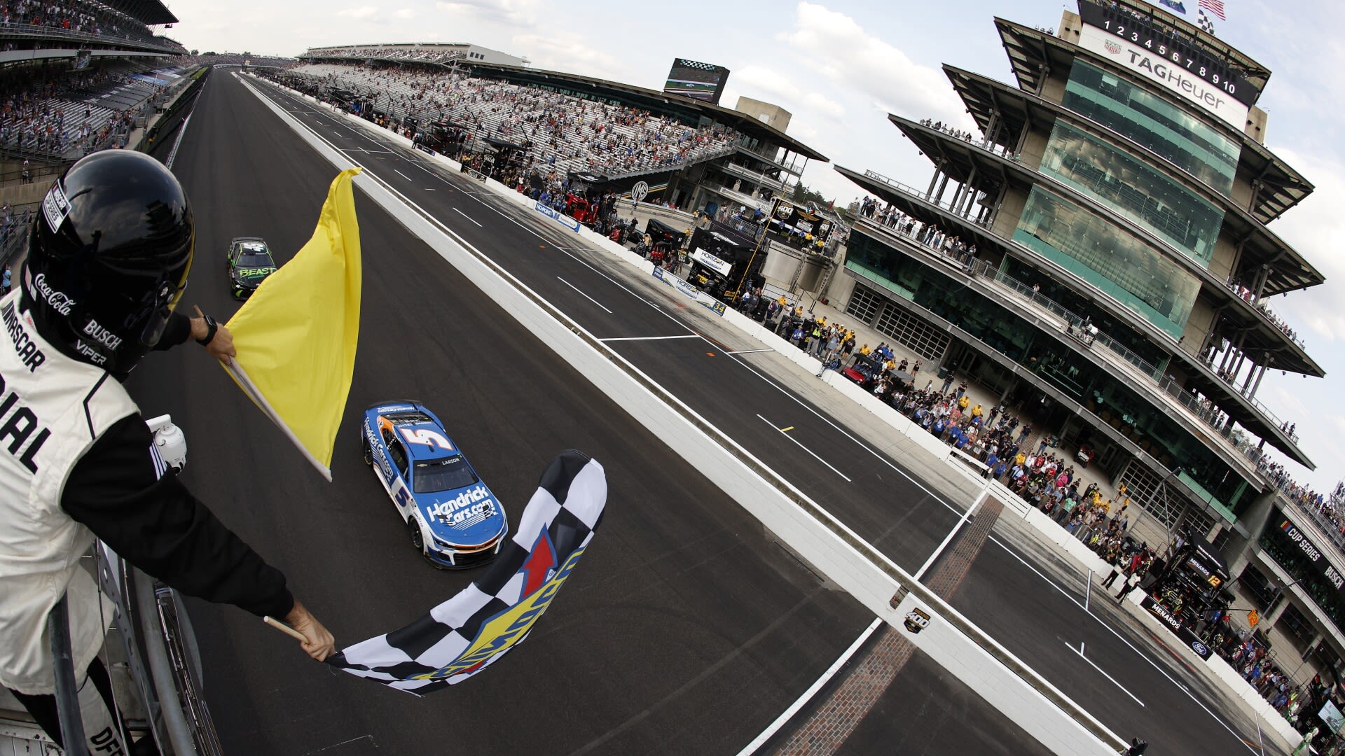 NASCAR explains Brickyard 400 calls that impacted Ryan Blaney, Chase Elliott