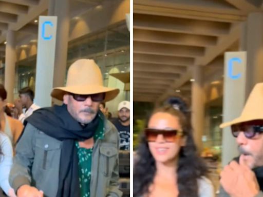 Proud Father Jackie Shroff Arrives To Pick Daughter Krishna From Airport After Khatron Ke Khiladi 14 Shoot - News18