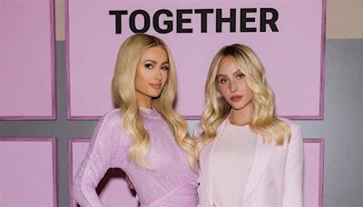 Paris Hilton and TikTok star Alix Earle match in coordinating pink outfits to promote new coffee company - as they declare: 'Nobody knows how to dress for breakfast anymore'