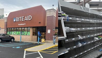 We visited a Rite Aid store. The empty shelves made us wonder about the chain's future.