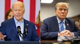 2024's split screen: Feisty Biden on the road, fuming Trump in court