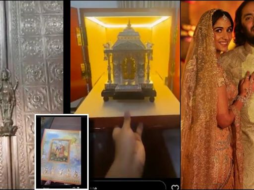 'Shubh Vivaah': Anant Ambani-Radhika Merchant's exquisite wedding invite consists of silver temple, idols of deities [Watch]