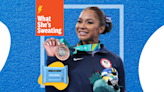 Olympic Gymnast Jordan Chiles Uses THREE Cleansers To Get "Unready" After A Meet