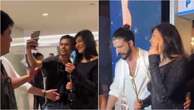 Rohman Shawl turns protective as fan clicks selfie with Sushmita Sen at awards event, escorts her to car. Watch