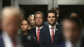 GOP firebrands Matt Gaetz, Lauren Boebert back Trump at New York trial