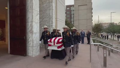 Harris County Deputy Fernando Esqueda, who was killed in the line of duty, laid to rest