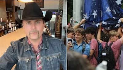 'Real Americans': John Rich lauded as he plans to hold free concert for UNC frat boys who saved US flag