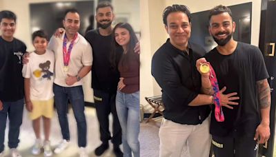 Virat Kohli meets his brother and family in Delhi after T20 World Cup win, Anushka Sharma reacts