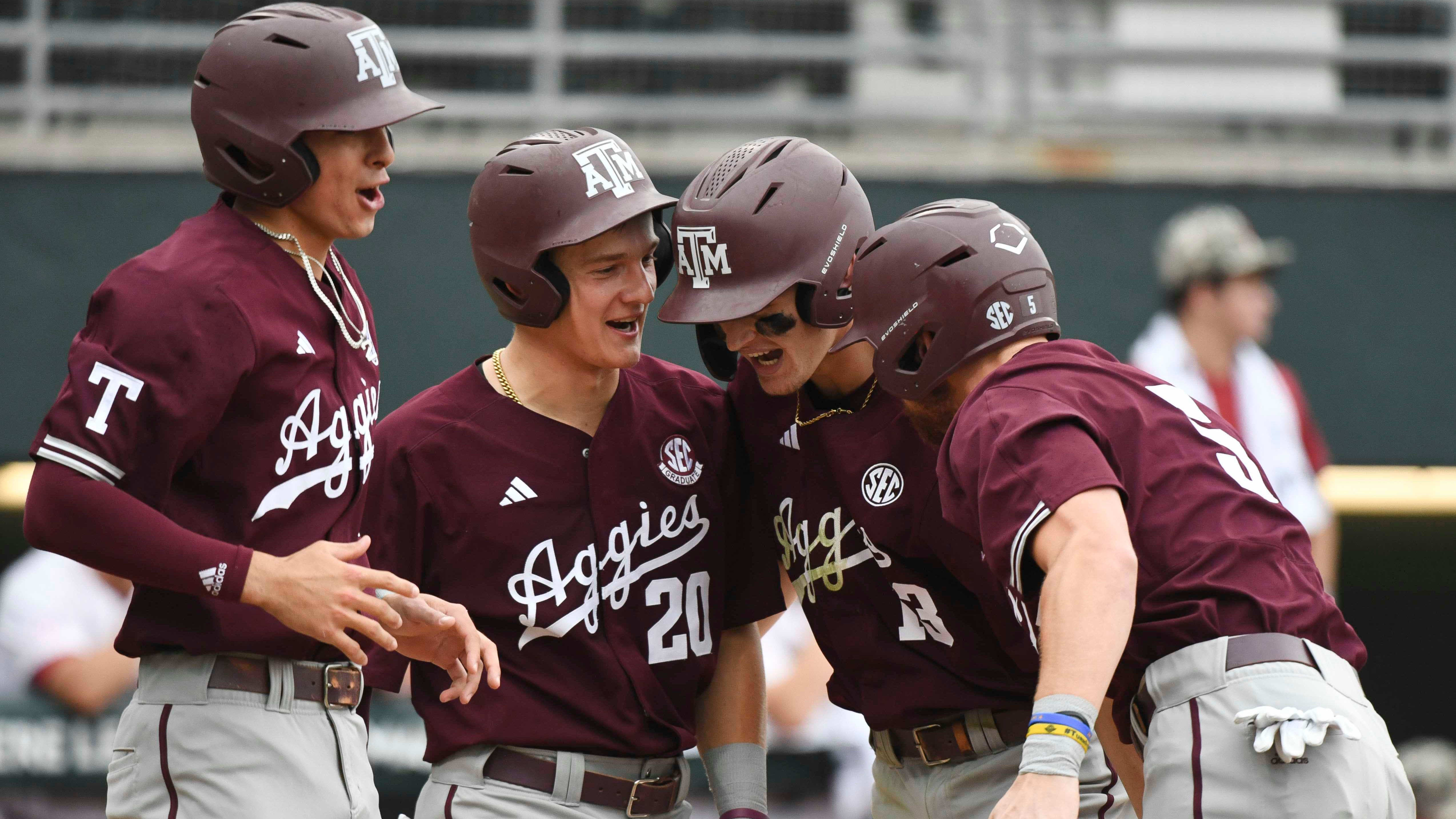 No. 1 Texas A&M Aggies Baseball to Face No. 20 Georgia Bulldogs in Weekend Series