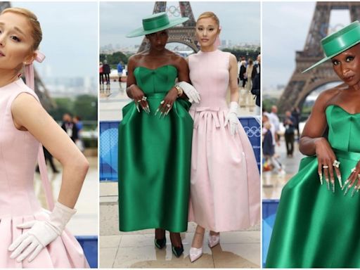 Ariana Grande and Cynthia Erivo's fashion tribute to Wicked roles wows 2024 Olympics opening ceremony. Check photos