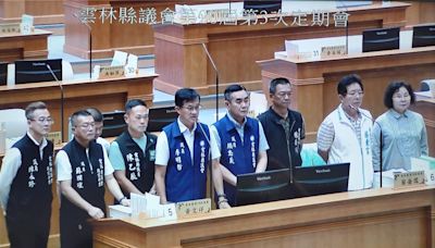 雲林縣議會綠黨團北上立院抗議 張麗善認非常不妥、不智