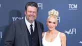 Gwen Stefani Brings the Glam in Dramatic Ombré Ruffled Gown For AFI Life Achievement Awards with Blake Shelton